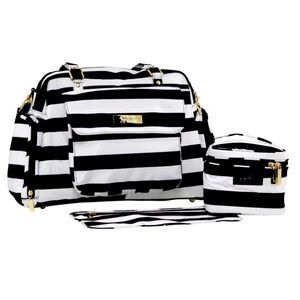 JuJuBe Be Pumped Breast Pump Diaper Baby Bag with Mini Tote Bag The First Lady